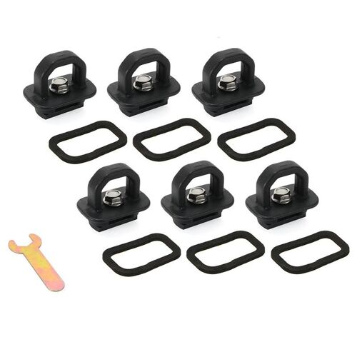 4/6/9pcs Ancres D'arrimage De Camion Lit Côté Mur Ancres Pour Gmc Chevy (Avec/Sans Clé)