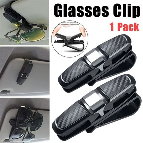 Pare-Soleil De Voiture Universel, 1 Paquet, Clip De Lunettes, Porte-Billet Double Face, Accessoires D'intérieur De Voiture