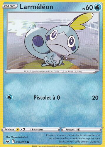 Carte Pokemon - Larméléon - 054/202 - Épée Et Bouclier
