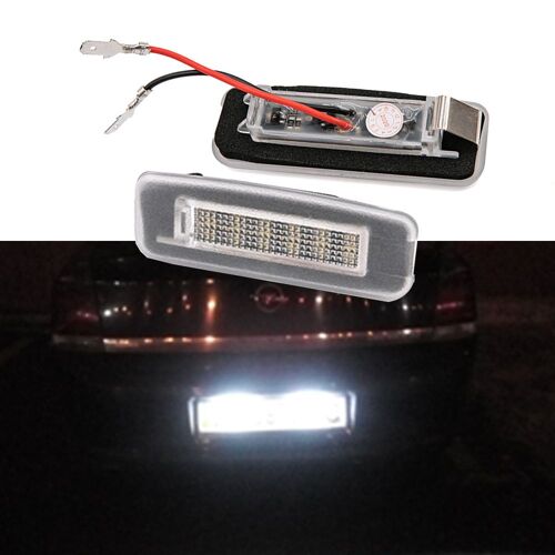 Lumières De Plaque D'immatriculation Canbus Led Blanches, 2 Pièces, Pour Ford Focus Mk1 1998 1999 2000 2001 2002 2003 2004 2005 Smd