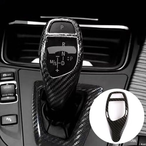 Autocollant Décoratif De Pommeau De Levier De Vitesse En Fiber De Carbone, Accessoires D'intérieur D'automobile, Pour Bmw 3 5 Gt2 X3 X4 X5 X6