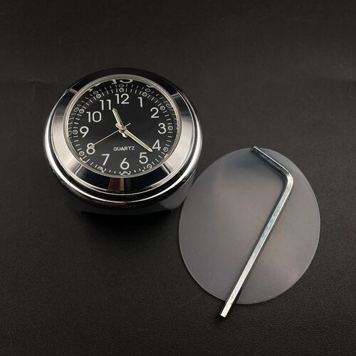 Montre-Bracelet Pour Moto Honda Yamaha, Étanche, 7/8 Pouces, Guidon, Thermomètre, Horloge, Universel