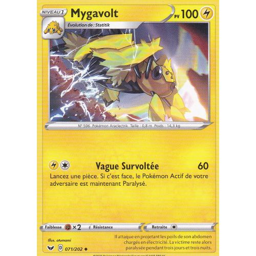 Carte Pokemon - Mygavolt - 071/202 - Épée Et Bouclier