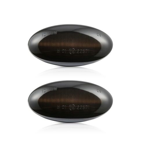 Feu De Position Latéral À Led, Clignotant Dynamique, Séquentiel, Pour Peugeot 307 206 207 407 107 607 Et Citroën C1 C2 C3