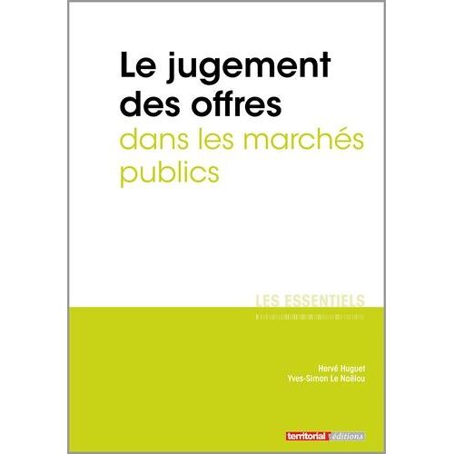 Le Jugement Des Offres Dans Les Marchés Publics