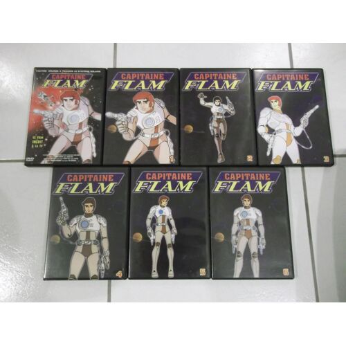 Lot 6 Premiers Dvd Capitaine Flam + Le Film