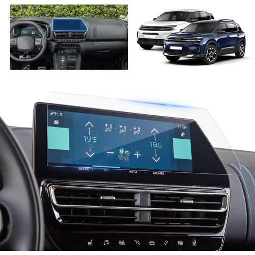 KAL-Compatible Avec Citroën C5 Aircross 2022 2023 2024 Film De Protection 10"" Navigation Film Protection Écran En Verre Trempé, 9H Anti-Rayures Hd Clair