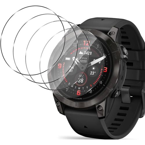 Kal-Pièces Verre Trempé Pour Garmin Epix 2 Pro 47mm Film Protection Écran, [9h Verre Dur] [Hd Clair] [Anti Rayure] [Anti Empreinte] 2.5d Film De Protecteur D'ecran Pour Garmin Epix 2 Pro 47mm