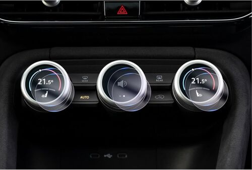 Kal-[Lot De 6] Compatibles Avec 2025 Skoda Kodiaq Ii/Superb 4 Combi 2024-026 Films De Protection D'écran Pour Smart Dials, 3 Boutons Pour Climatisation Nano Film Kodiaq 2 Sportline, 6h Anti-Rayure