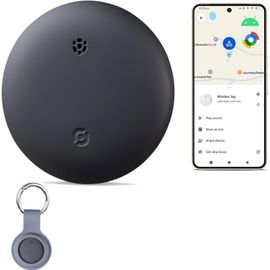 KAL-Tracker Gps Android, Air Smart Tag Compatible Avec Google Find My (Android Uniquement), Localisateur De Clés Pour Clés, Bagages, Valise, Portefeuille, Étanche Ip66, 1 Paquet