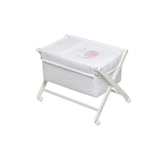 Berceau En Croix- Bear Sleeping - Rose