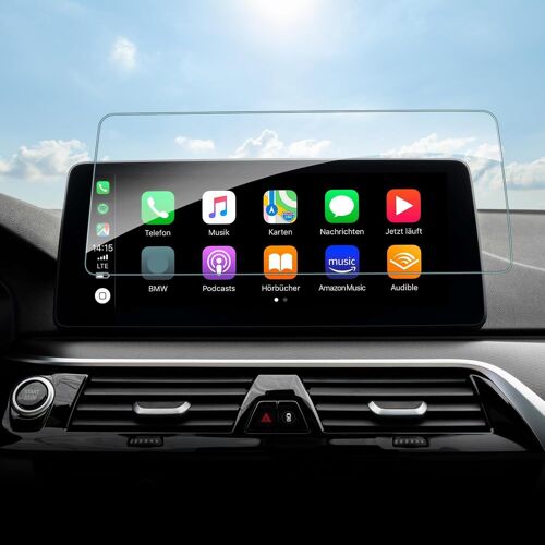 KAL-Pour Bmw 5Er G30 6Er G32 2018-020 / X1 F48 / X2 F39 2021-Film De Protection D'Écran Gps Transparent Anti-Rayures 9H Anti-Traces De Doigts Verre Trempé