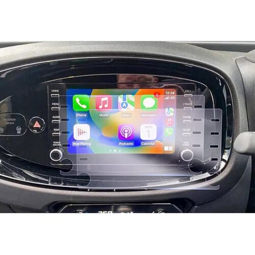 KAL-[Lot De 2] Compatible Avec Toyota Aygo X Ab70 2022 2023 2024 8"" Films De Protection D'Écran, Aygo X 2023 Nano Film Pour 8"" Infotainment Touchscreen Display, Anti-Chocs, 9H Anti-Rayures