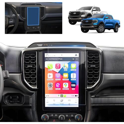 Kal-Film De Protection D'écran Pour Ford Ranger 2023 2024 2025, Pour Ford Ranger Xl Xlt Tremor 10 Pouces Sync 4 Navigation Écran Tactile, Film De Protection En Verre Trempé 9h Anti-Rayures