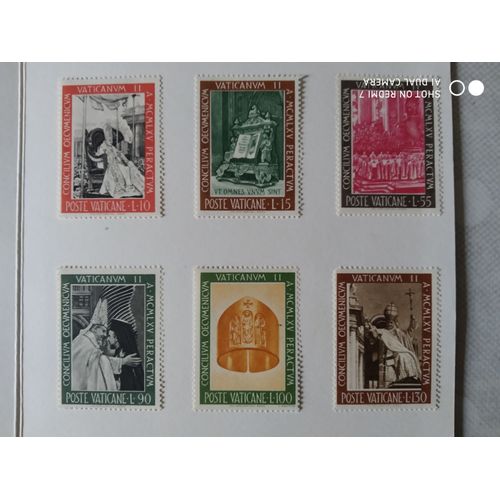 Timbres Non Oblitérés Vatican 1975