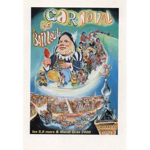 Carte Postale Ancienne - Annee 2000 - Theme Carnaval - Carnaval De Bailleul Annnee 2000 - Carte Non Ecrite