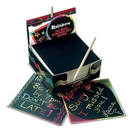 Melissa Doug Scratch Magic Note Cubes