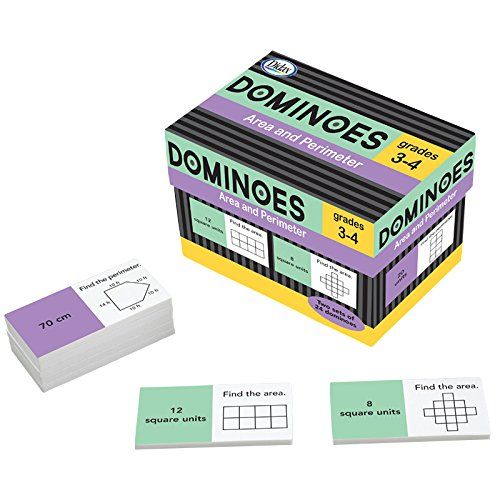 Didax Educational Resources Area Perimeter Dominoes Childrens Mathematical Learning Aids