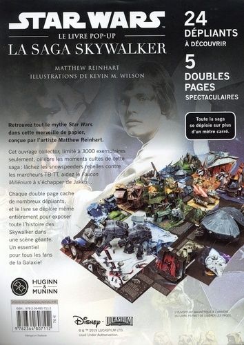 Star Wars - La Saga Skywalker - Le Livre Pop-Up