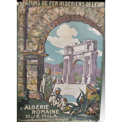 Affiche L'algérie Romaine Djemila