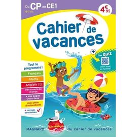 Cahier De Vacances Du Cp Au Ce1