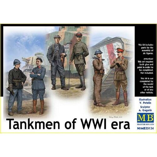 Master Box Ltd - Tankmen Of Wwi Eramaquette Figurine Tankmen Of Wwi Era Masterbox 3513