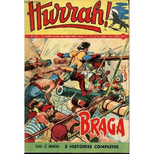 Hurrah ! - Nouvelle Série - N° 218 - 21 Décembre 1957 - Braga - Le Shérif
