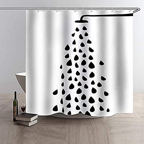 Rideau de douche épais, résistant à la moisissure et imperméable