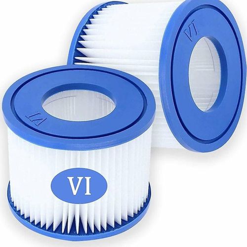 Lot de 2 cartouches filtrantes de rechange VI pour filtre de piscine Bestway VI pour Miami, Vegas, Palm Springs, Monaco, taille Bestway, accessoires de filtre de remplacement