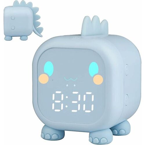 Réveil pour enfants filles garçons numérique lumineux dinosaure réveil pour enfants veilleuse jour et nuit réveil pour enfants maternelle avec