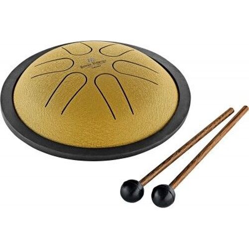 Sonic Energy Mini Steel Tongue Drum Gold B Major