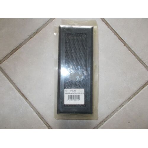 grille aération ventilation air chaud avec son précadre 8 x 20 cm