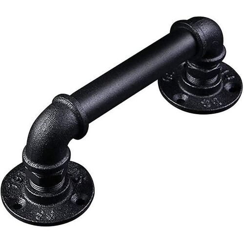 Poignée de porte rétro pour porte de grange coulissante, 1 pièce, quincaillerie de meuble, poignée de porte noire 30 cm / 12 pouces