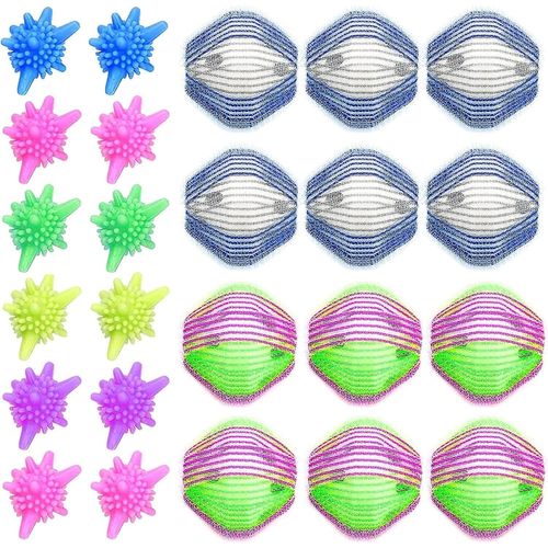 Boules de lavage pour machine à laver (24 paquets)