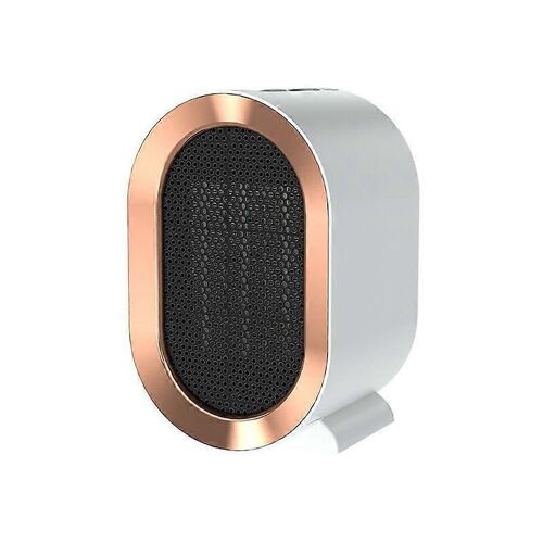 Radiateur soufflant 1200 W pour la maison, le bureau, silencieux, chauffage rapide, chauffage sûr et économe en énergie, blanc, 13 x 12 x 30 cm