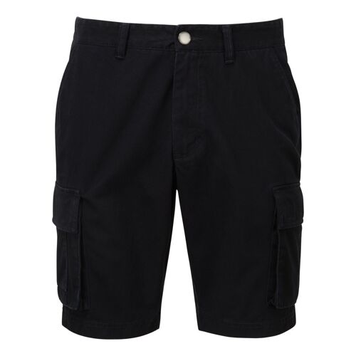 Bermuda Coton Pour Homme - Aq054 - Noir