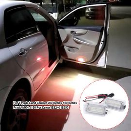 Ampoules Led Pour Porte, Blanc/Rouge, 2 Pièces, Pour Toyota Land Cruiser 200 150 Série Prado Mk4 J150 Pour Lexus Es240 Is250