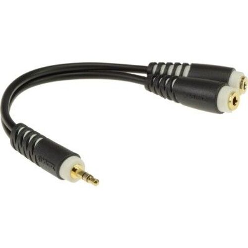 Ayb4 Adaptateur Y 20 Cm Mini Jack  2 Mini Jack F