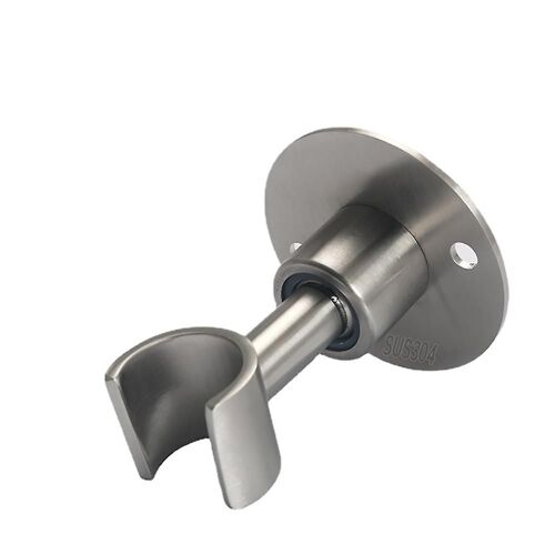 Support de douche à main en acier inoxydable, rotation sphérique pour ajuster le support mural de douche, 5,7 x 6,9 cm