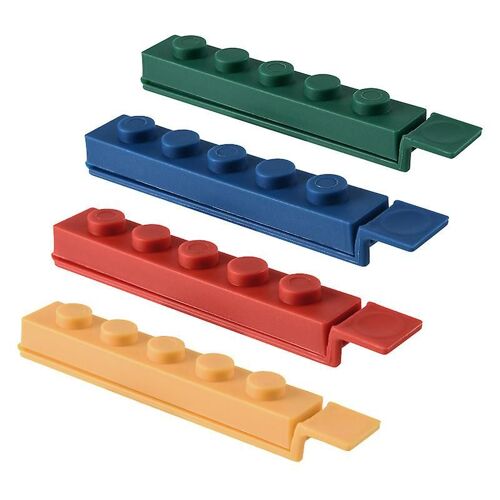 12 clips de fermeture en plastique pour sacs alimentaires, clips pour chips