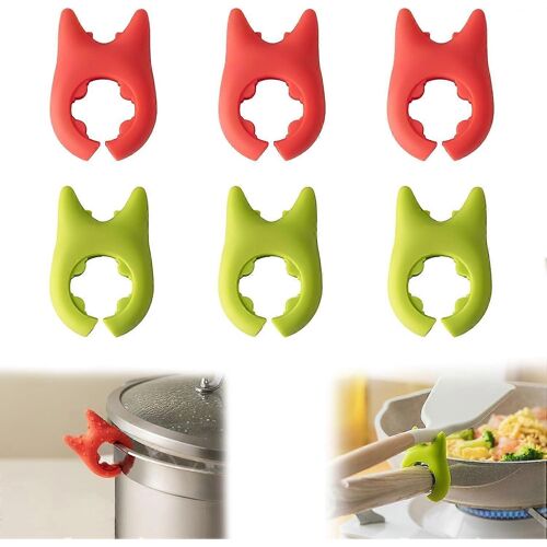 Repose-Cuillère De Cuisine, Support De Cuillère De Cuisine, Pince À Cuillère Pour Casserole, Pince À Casserole En Silicone Pour Placer Les Cuillères Et Les Spatules Après La Cuisson Dans Un Cuiseur Vapeur.