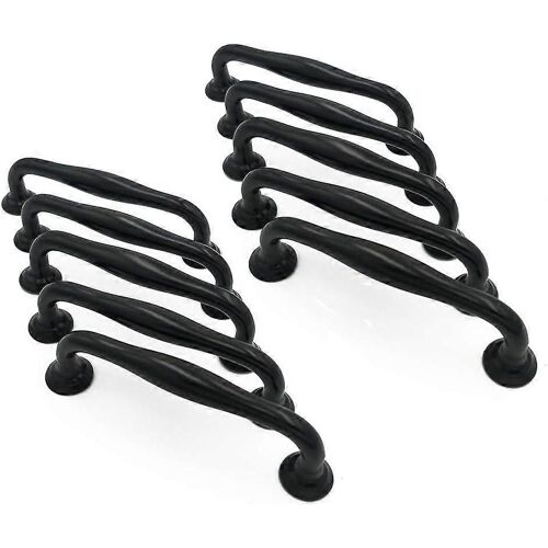 Lot de 10 poignées et boutons de tiroir pour armoire de cuisine, tiroir, chambre à coucher, entraxe de 96 mm