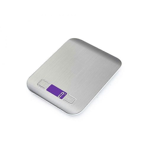 Balance Numérique Intelligente Avec Écran Lcd Pour Cuisine, En Acier Inoxydable, 5 Kg