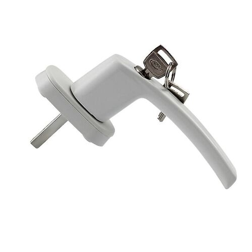 Poignée De Fenêtre Verrouillable En Aluminium De Qualité Supérieure, 1 Pièce, Avec Clé Et Serrure