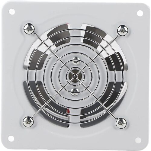 Ventilateur d'Extraction 4 Pouce Extracteur d'Air Ventilation Murale Silent pour Salle de Bain Garage Cuisine 20W Ventilo 200m³/H Débit d'Air et 30