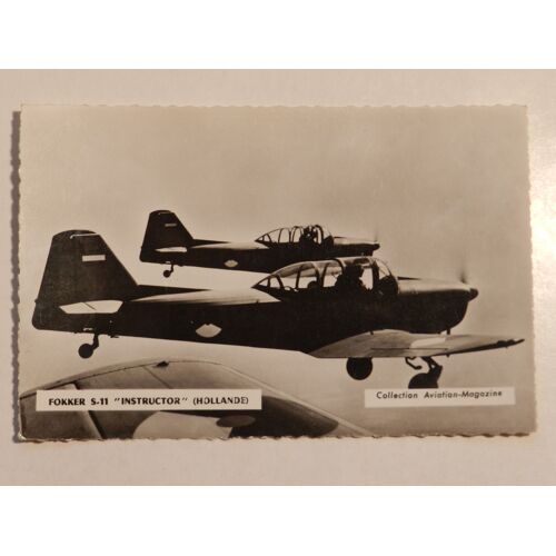 Fokker S.11 "Instructor "( Hollande) Collection Aviation Magazine