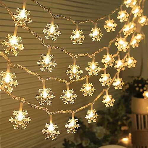 Guirlande Lumineuse De Noël, 3 M, 20 Led, Guirlande Lumineuse De Noël, Guirlande Lumineuse Led À Piles, Lumières Décoratives Du Père Noël, Pour Décorations De Noël (Sn