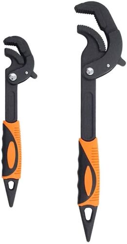 Clé universelle 2 pièces Clé à pipe à extrémité ouverte Ensemble de clés à fourche Snap Napton Acier à haute teneur en carbone PLOMBIER Outil multifonction Outil à double tête Multi-Fonction