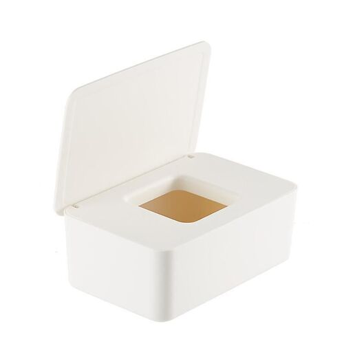 Boîte À Lingettes Humides, Boîte À Lingettes Humides Pour Bébé, Boîte De Rangement Pour Mouchoirs, Boîte À Papier Toilette, Étui À Lingettes Pour Bébé, Porte-Mouchoirs, Distributeur De Lingettes Humides En Plastique
