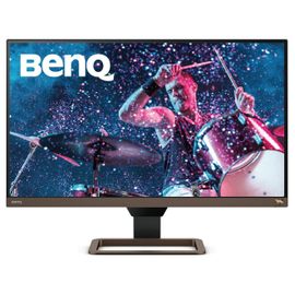 Benq EW2780U 68,6 cm (27") 3840 x 2160 pixels 4K Ultra HD LED Plat Noir, Marron